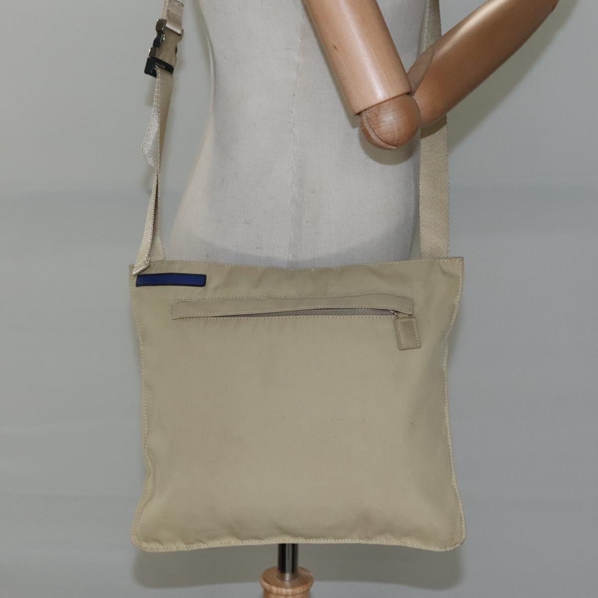 Burberry Blue Label shoulder bag Nylon, Beige, Nylon, Shoulder Bag