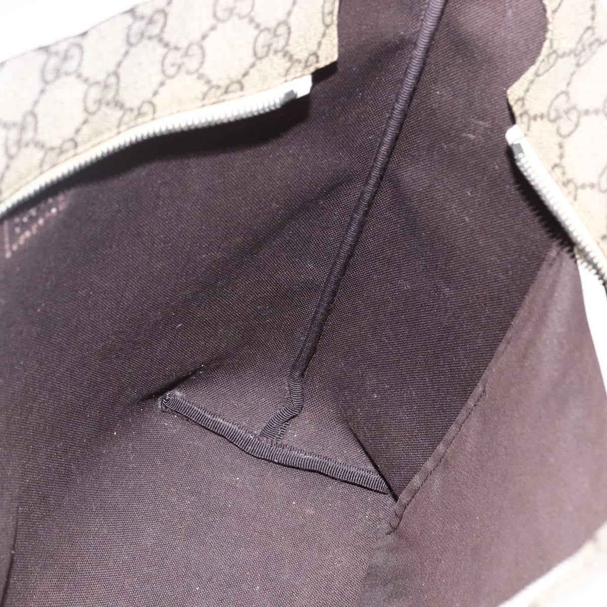 Gucci Plus Tote GG Coated Canvas with Leather, Beige, Canvas, Tote Bag