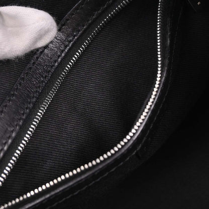 Celine C Macadam Handbag Canvas, BLACK, CANVAS, Handbag