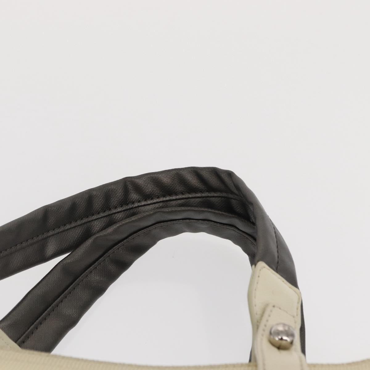 Chanel Biarritz Tote Nylon, SILVER, NYLON, Tote bag