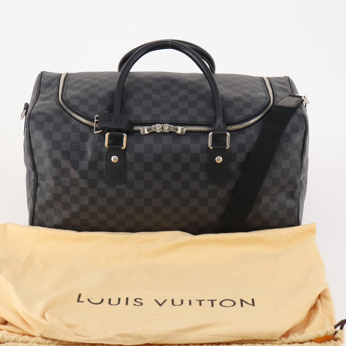 Louis Vuitton Roadster Duffle Bag Damier Graphite, Gray, Canvas, Travel Bag