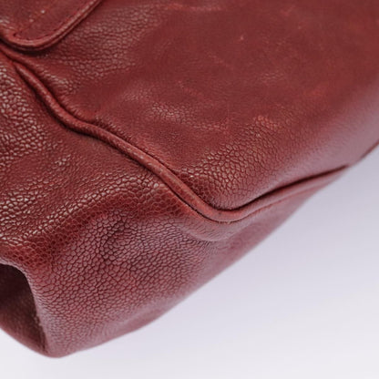 Chanel Lax Accordion Camera Bag Leather, RED, LEATHER, Shoulder bag