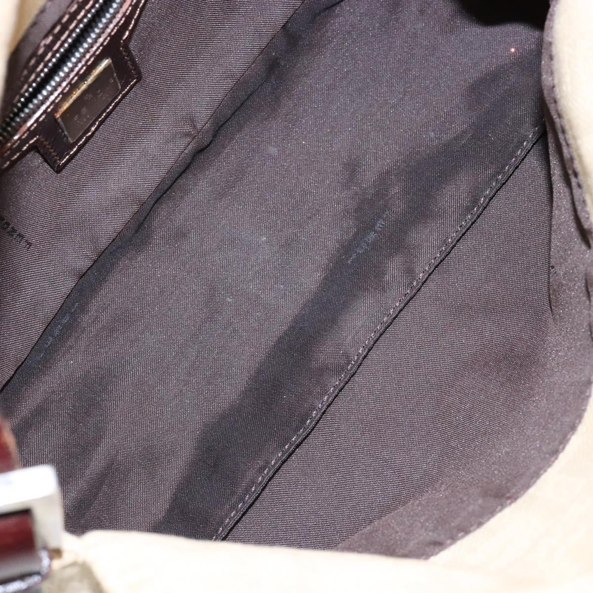 Fendi Baguette Bag Zucca Canvas, BEIGE, CANVAS, Shoulder bag