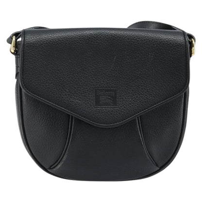 Burberry Flap Shoulder Bag Leather, BLACK, LEATHER, Shoulder bag