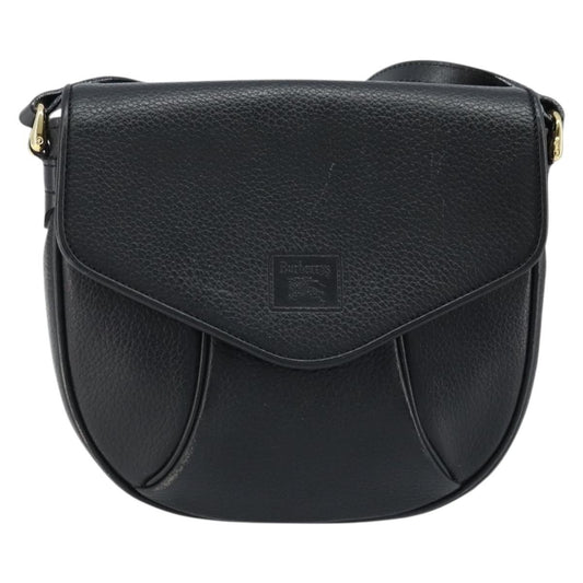 Burberry Flap Shoulder Bag Leather, BLACK, LEATHER, Shoulder bag