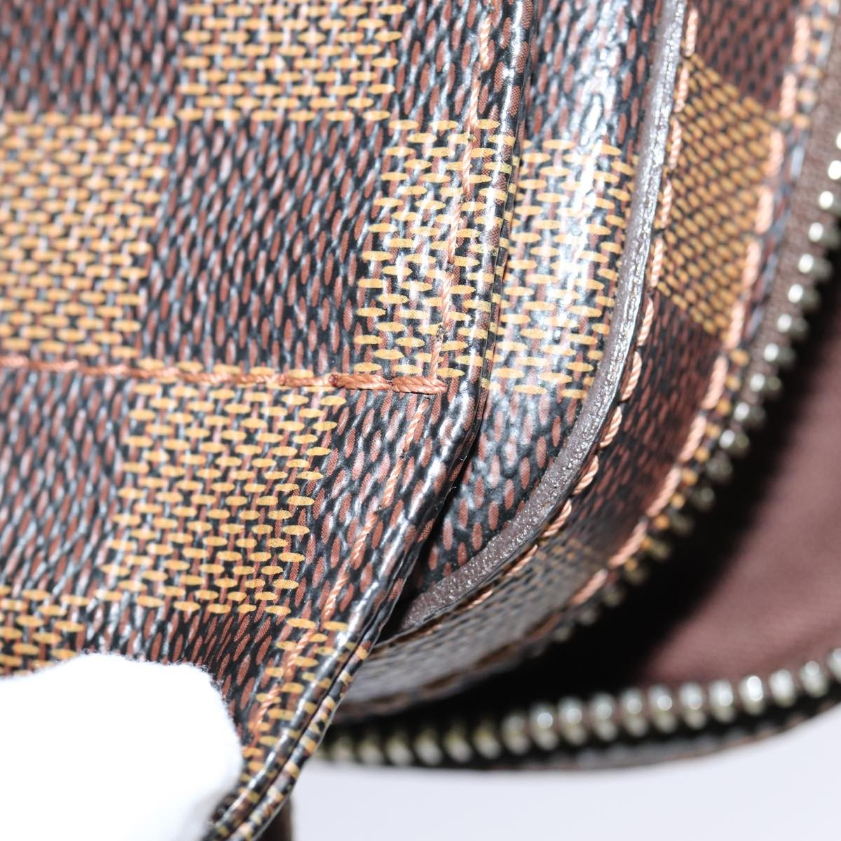 Louis Vuitton Geronimos Waist Bag Damier, BROWN, CANVAS, Travel bag