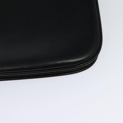 Bally Vintage Shoulder Bag Leather, Black, Leather, Shoulder Bag