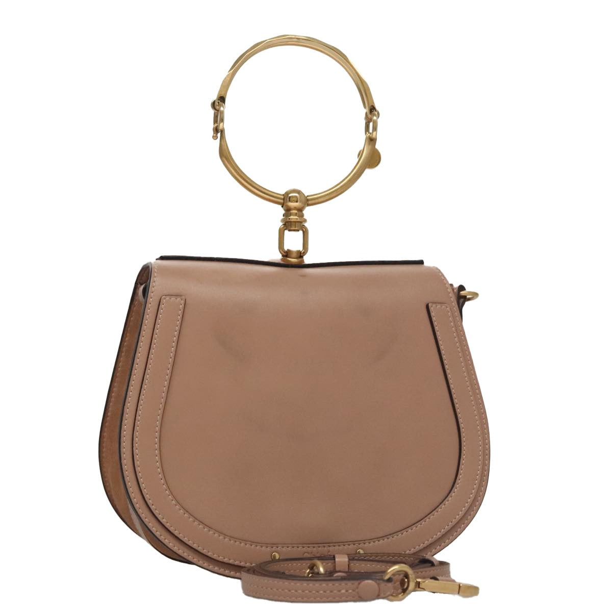 Chloe Nile Crossbody Bag Leather, Pink, Leather, Handbag