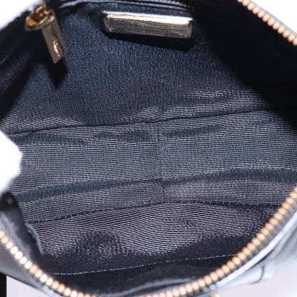 Salvatore Ferragamo Vala Shoulder Bag Leather, BLACK, LEATHER, Shoulder bag