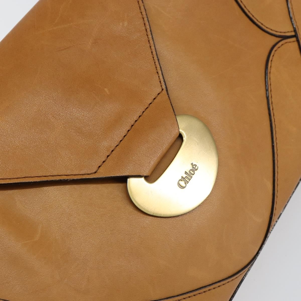 Chloe Vintage handbag Leather, BROWN, LEATHER, Shoulder bag