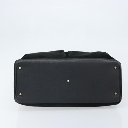 Gucci Bamboo tote bag Suede, Black, Suede, Tote Bag