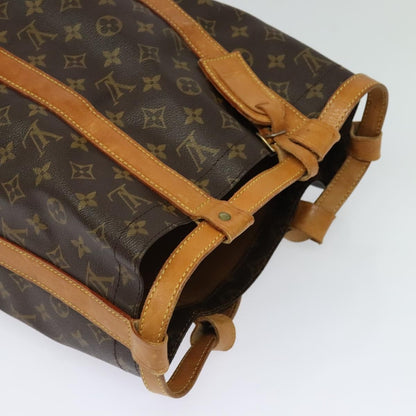 Louis Vuitton Randonnee Backpack Monogram Canvas, BROWN, CANVAS, Shoulder bag
