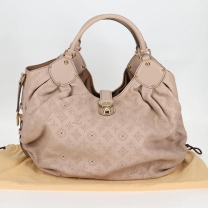 Louis Vuitton XL Hobo Mahina Leather, BEIGE, LEATHER, Tote bag