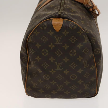 Louis Vuitton Keepall Bag Monogram Canvas, BROWN, CANVAS, Travel bag