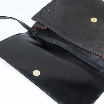 Celine Vintage Shoulder Bag Suede, BLACK, SUEDE, Shoulder bag