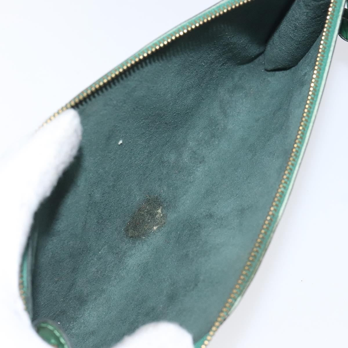 Louis Vuitton Petite Noe Handbag Monogram Canvas, GREEN, LEATHER, Clutche & pouche