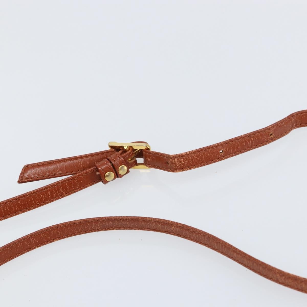 MCM Visetos Shoulder bag Canvas and Leather, BROWN, CANVAS, Shoulder bag