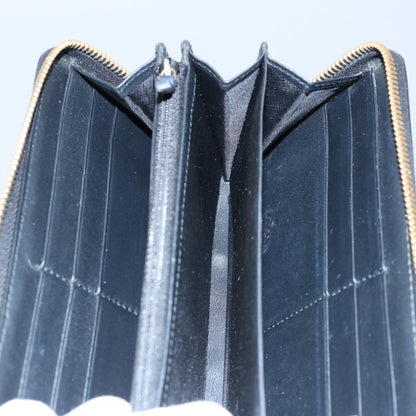 Gucci Sylvie Continental Wallet Leather, BLACK, LEATHER, Wallets