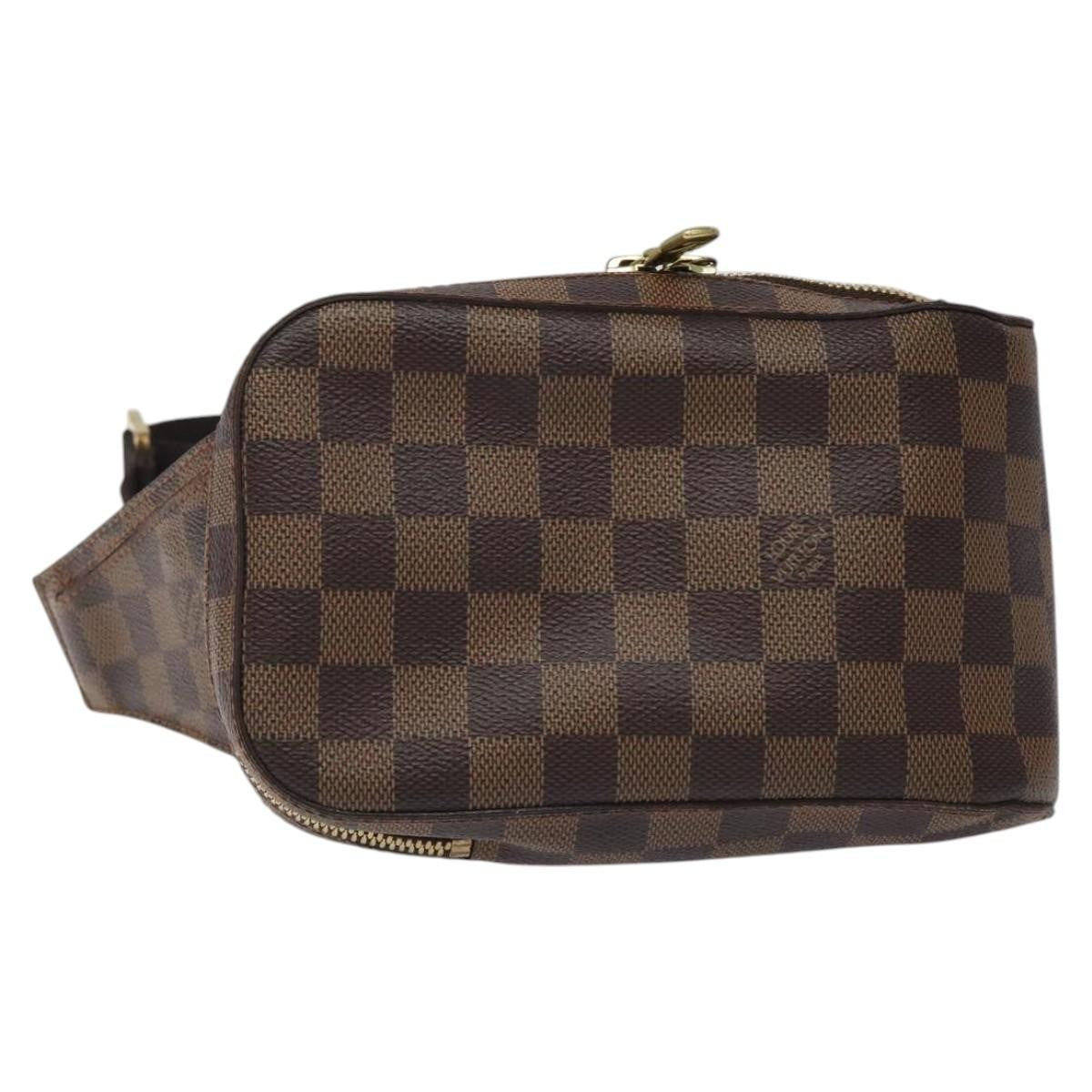 Louis Vuitton Geronimos Waist Bag Damier, BROWN, CANVAS, Shoulder bag
