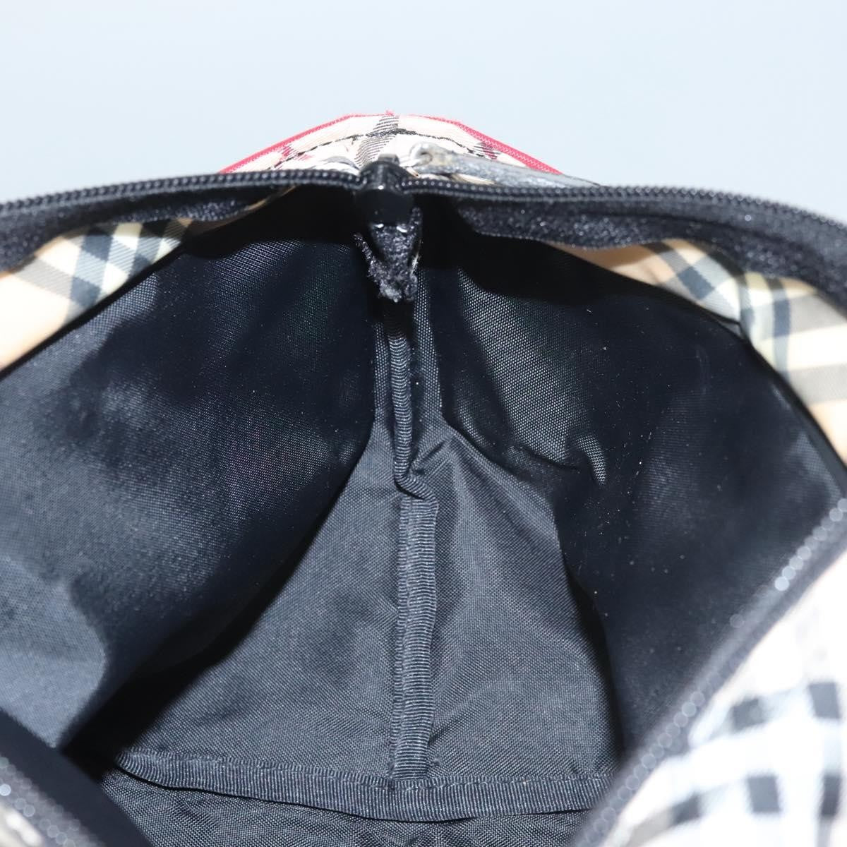 Burberry Nova Check Tote Nylon, RED, NYLON, Tote bag