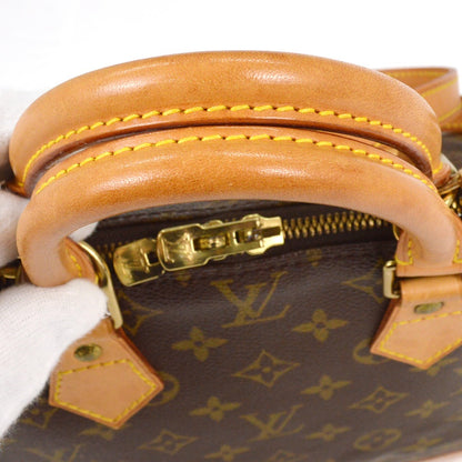 Louis Vuitton Alma Handbag Monogram Canvas, BROWN, CANVAS, Handbag