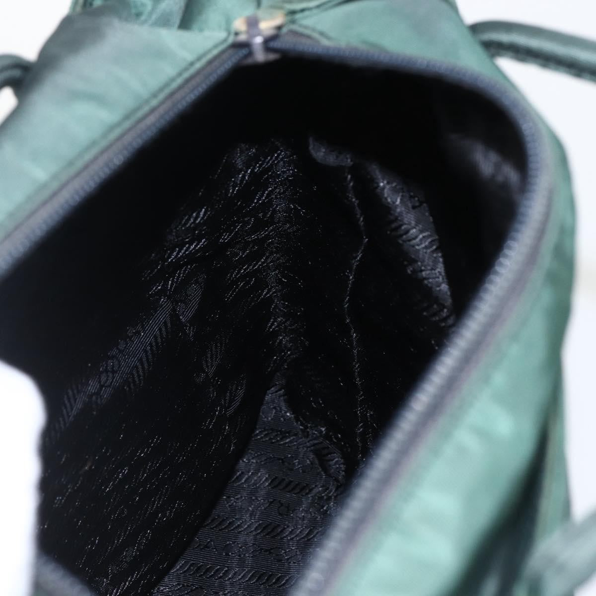 Prada Vintage Tote Tessuto, GREEN, NYLON, Tote bag