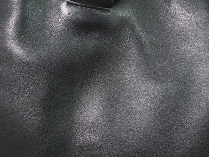 Prada Convertible Shopper Tote Soft Calf, BLACK, LEATHER, Tote bag