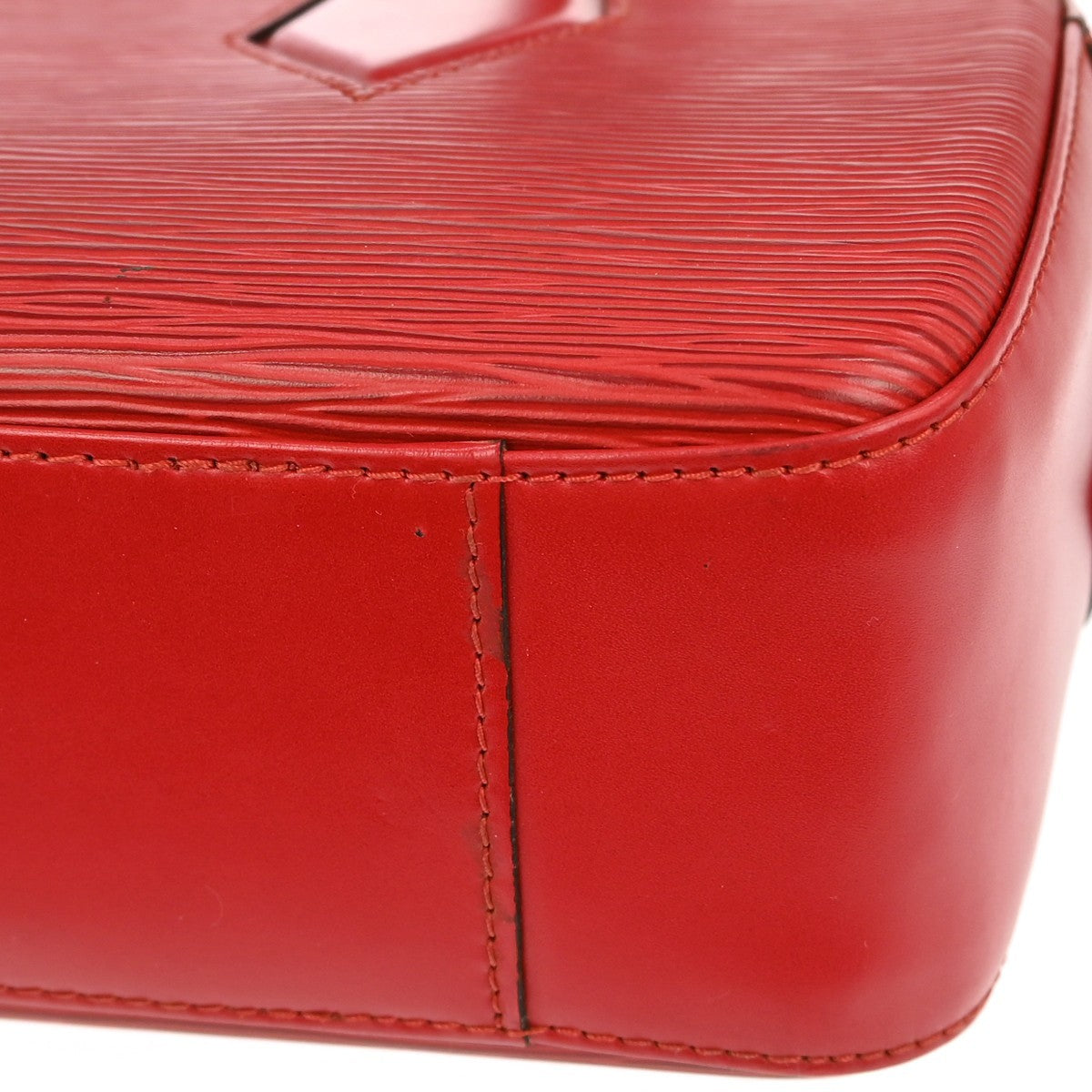 Louis Vuitton Voltaire Handbag Epi Leather, RED, LEATHER, Shoulder bag