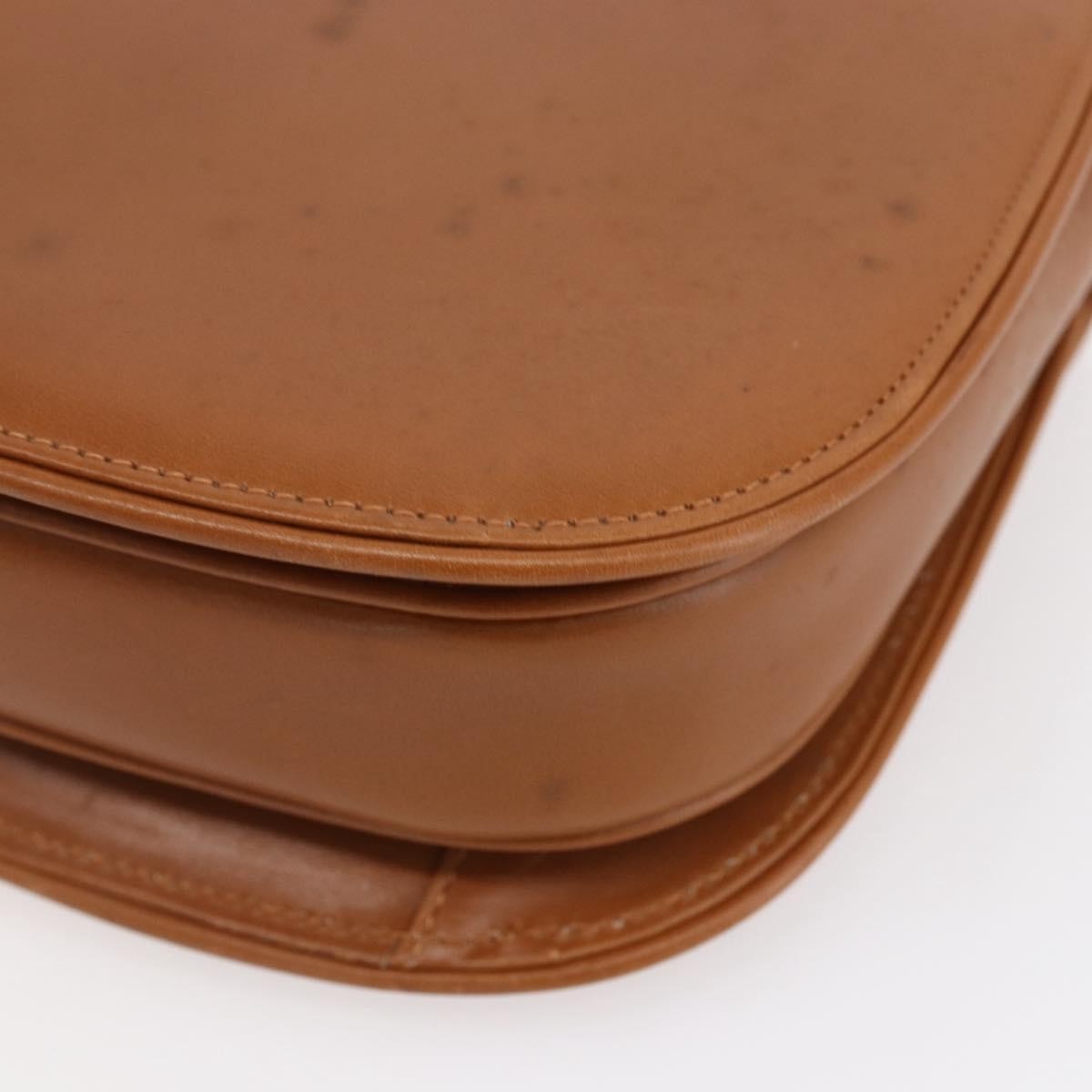 Gucci Vintage Handbag Leather, BROWN, LEATHER, Handbag