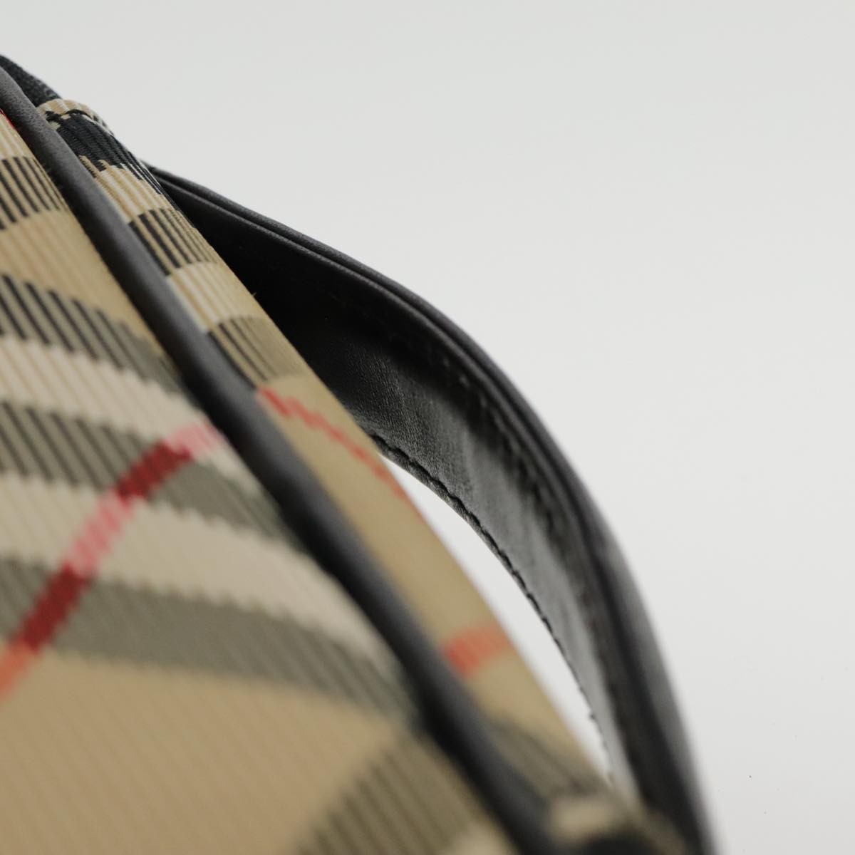 Burberry Nova check Pochette Nylon, BEIGE, NYLON, Clutche & pouche