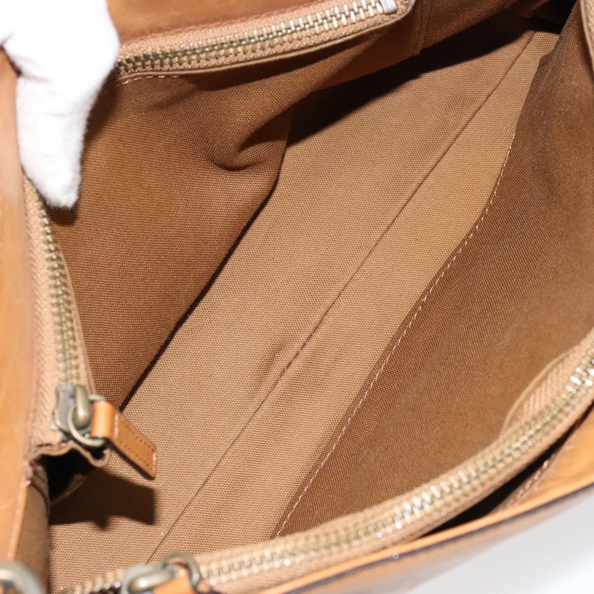 Chloe Vintage handbag Leather, BROWN, LEATHER, Shoulder bag