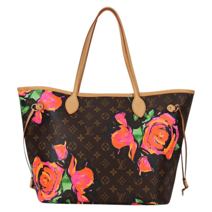 Louis Vuitton Neverfull Tote Limited Edition Monogram Roses, MULTICOLOUR, CANVAS, Tote bag
