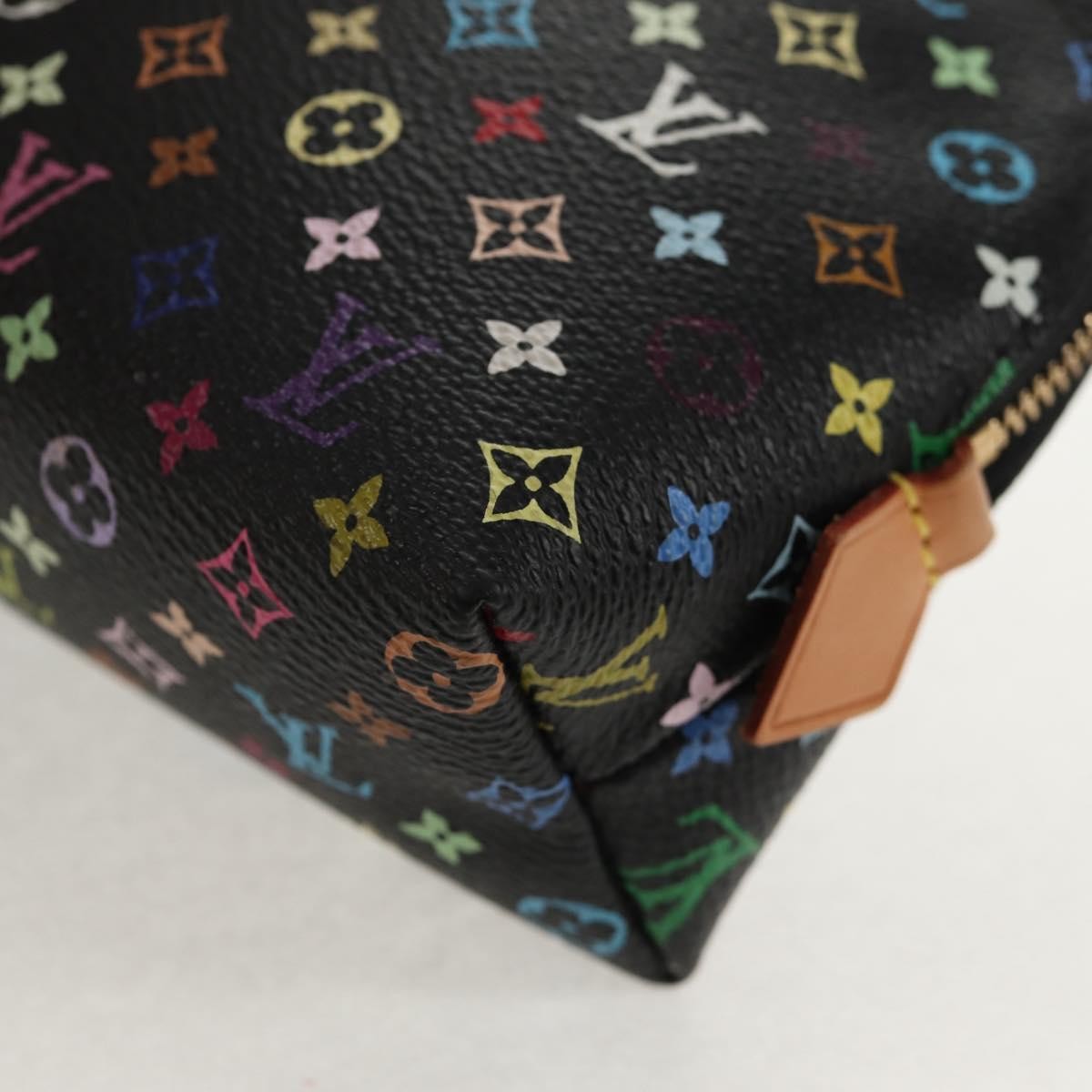Louis Vuitton Cosmetic Pouch Monogram Multicolor, MULTICOLOUR, CANVAS, Toiletry Case