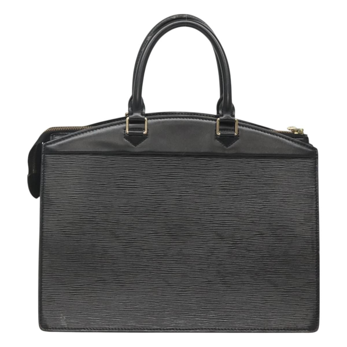 Louis Vuitton Riviera Handbag Epi Leather, BLACK, LEATHER, Handbag