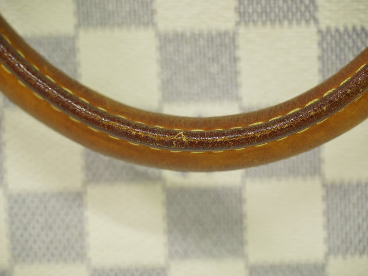 Louis Vuitton Saleya Handbag Damier, WHITE, CANVAS, Tote bag