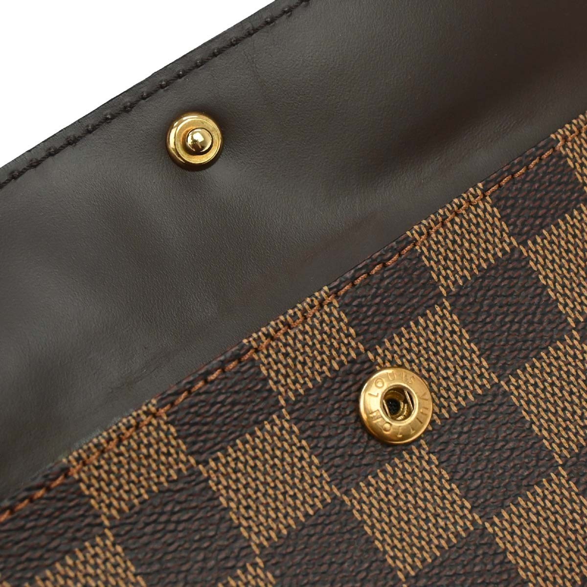 Louis Vuitton Aubagne Bag Damier, Brown, Canvas, Handbag