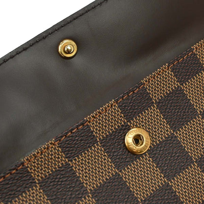 Louis Vuitton Aubagne Bag Damier, Brown, Canvas, Handbag