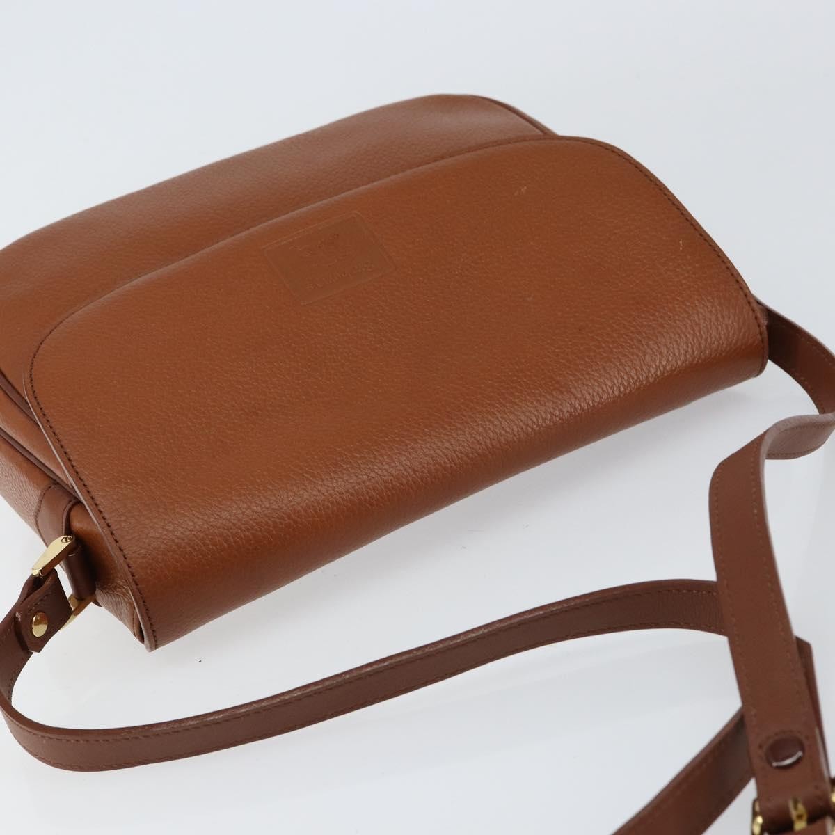 Burberry Vintage Shoulder Bag Leather, BROWN, LEATHER, Shoulder bag