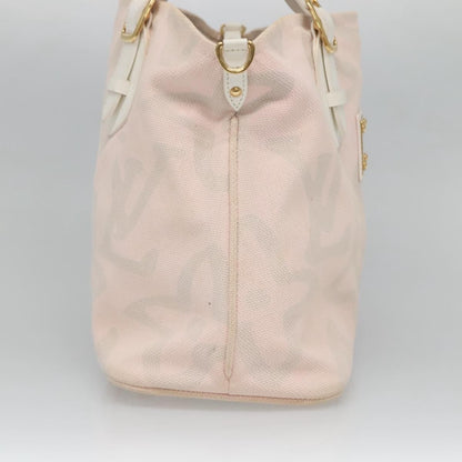 Louis Vuitton Tahitienne Cabas Canvas, PINK, CANVAS, Tote bag