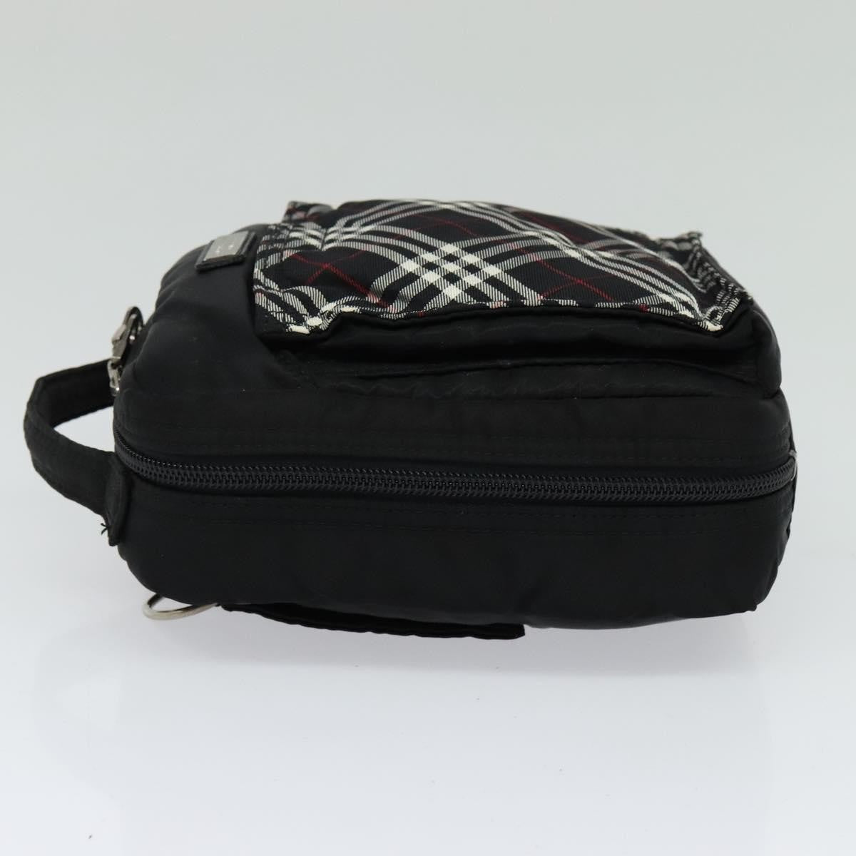 Burberry Nova check Black Label Nylon, Black, Nylon, Shoulder Bag