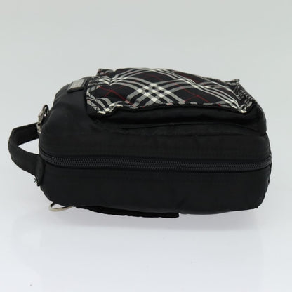 Burberry Nova check Black Label Nylon, Black, Nylon, Shoulder Bag