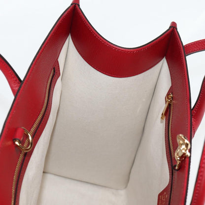 Gucci Doraemon Tote Printed Mini GG Coated Canvas, BROWN, CANVAS, Tote bag