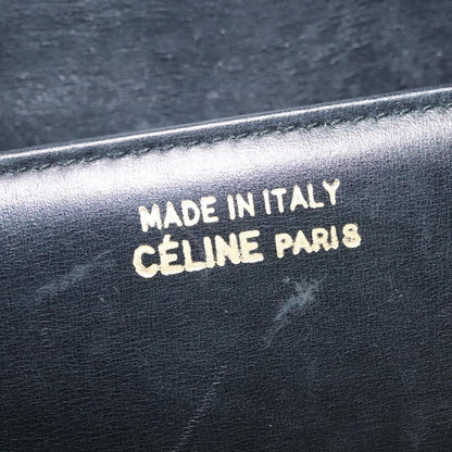 Celine Horse Carriage Shoulder bag Leather, BLACK, LEATHER, Shoulder bag