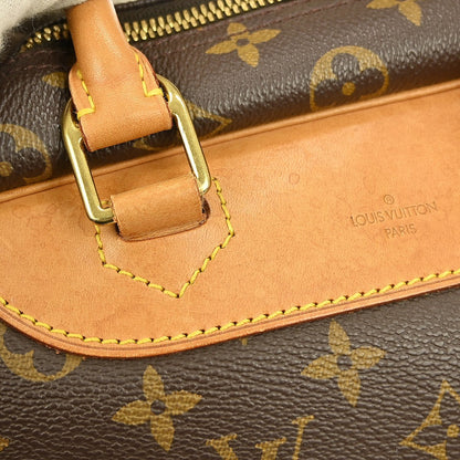 Louis Vuitton Deauville Handbag Monogram Canvas, BROWN, CANVAS, Handbag