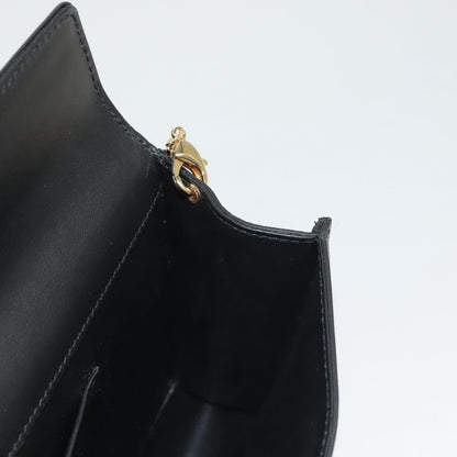 Salvatore Ferragamo Thalia Shoulder Bag Leather, BLACK, LEATHER, Shoulder bag