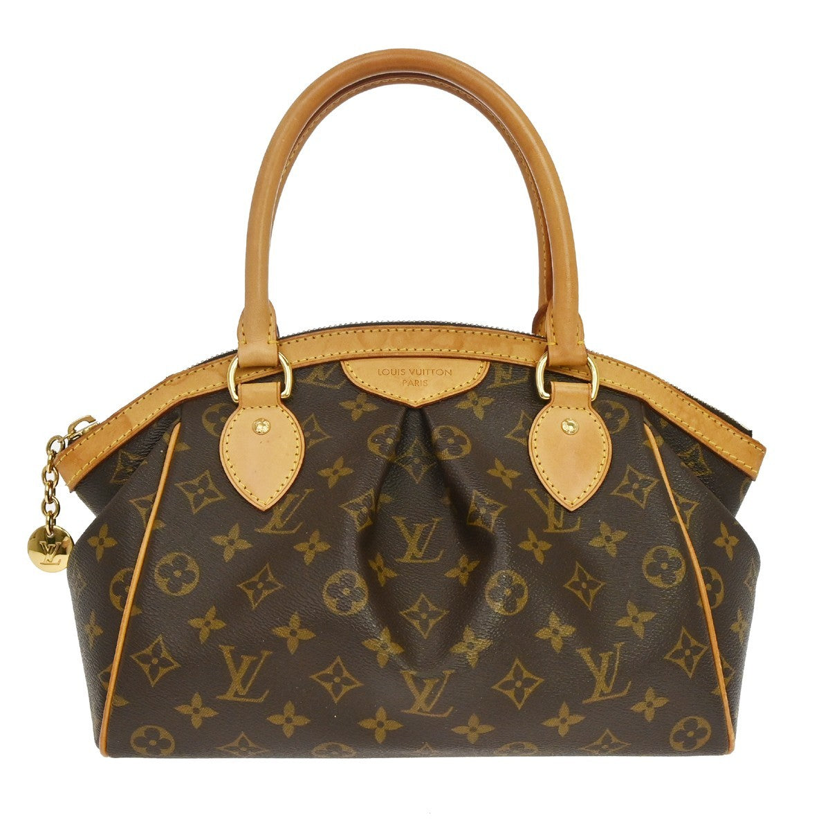 Louis Vuitton Tivoli Handbag Monogram Canvas, Brown, Canvas, Handbag