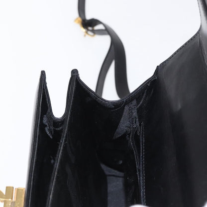 Salvatore Ferragamo Convertible Top Handle Bag Leather, BLACK, LEATHER, Handbag