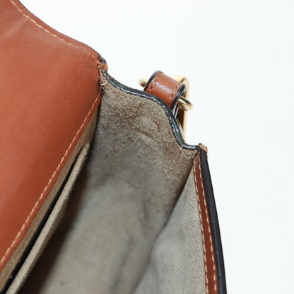 Chloe Nile Crossbody Bag Leather, BROWN, LEATHER, Handbag