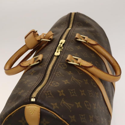 Louis Vuitton Keepall Bag Monogram Canvas, BROWN, CANVAS, Travel bag