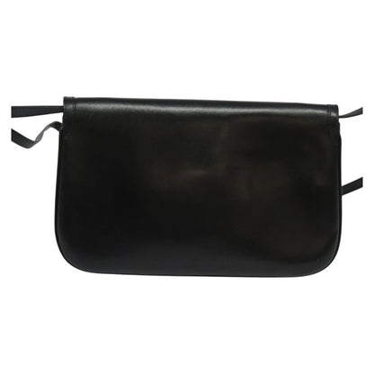 Bally Vintage Shoulder Bag Leather, Black, Leather, Shoulder Bag